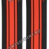 Черный/красный силиконовый ремешок Tissot T610034889, без замка, для часов Tissot MotoGP 2014 T048.417, T048.427