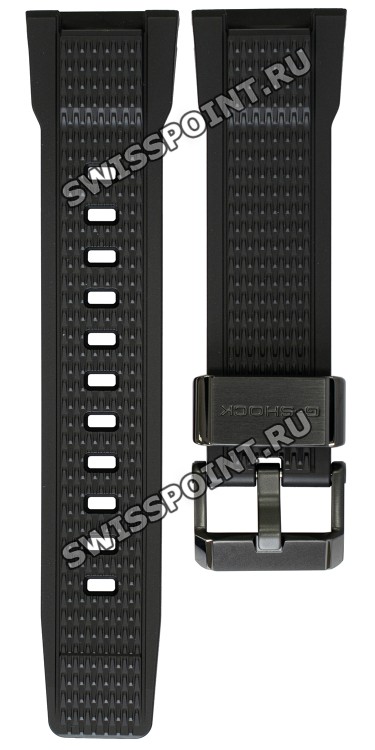 Черный полимерный ремешок Casio 10641198 для часов Casio MTG-B3000B-1A, MTG-B3000FR-1A
