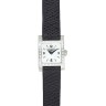 Черный кожаный ремешок Longines L682101168, 11/10, теленок, без замка, для часов Longines Dolce Vita L5.161.0, L5.161.4, L5.161.6, L5.161.7