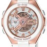 Белый полимерный ремешок Casio 10553505 для часов Casio MSG-400G-7A, MSG-W100-7A, MSG-W100-7A2, MSG-W100G-7A