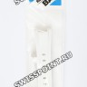 Белый полимерный ремешок Casio 10553505 для часов Casio MSG-400G-7A, MSG-W100-7A, MSG-W100-7A2, MSG-W100G-7A