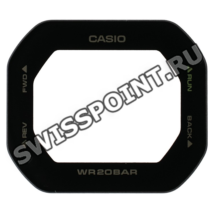 Минеральное стекло Casio 10639537 с принтом для часов Casio GBD-200UU-1