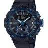 Синий стальной винт Casio 10595400 (длинный) для крепления ранта к часам Casio GST-B200X-1A2