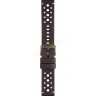 Коричневый кожаный ремешок Tissot T600048064 / T610046778, 22/22, перфорированный, стальная пряжка, для часов Tissot T116.617.36.057.02