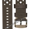 Коричневый кожаный ремешок Tissot T600048064 / T610046778, 22/22, перфорированный, стальная пряжка, для часов Tissot T116.617.36.057.02
