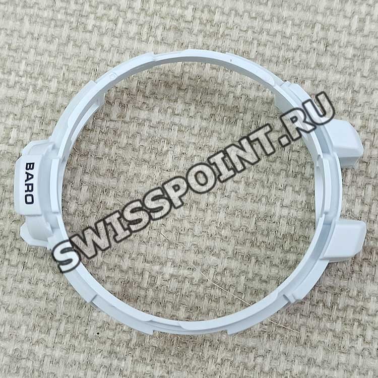 Бело-голубой полимерный рант корпуса Casio 10530048 для часов Casio GWN-Q1000-7A
