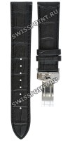 Черный кожаный ремешок Casio 10396061, стальная клипса, для часов Casio EFR-510L-1A
