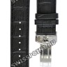 Черный кожаный ремешок Casio 10396061, стальная клипса, для часов Casio EFR-510L-1A