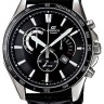 Черный кожаный ремешок Casio 10396061, стальная клипса, для часов Casio EFR-510L-1A