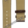 Коричневый кожаный ремешок Tissot T610014608, теленок, 20/18, без замка, для часов Tissot Le Locle L168/268