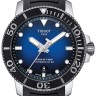 Черный каучуковый ремешок Tissot T603042424, 21/20, стальная пряжка, для часов Tissot Seastar 1000 T120.407.17.041.00