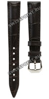 Коричневый кожаный ремешок Certina C600016612, 15/12 мм, стальная пряжка, для часов Certina DS Caimano C017.207, C017.210