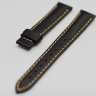 Ремешок TISSOT T610017105 черный, теленок, 14/12, белая прострочка, без замка, PRC 100 (P830) для часов TISSOT