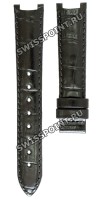 Черный кожаный ремешок Balmain B1731945, 16/14, с вырезом, без замка, для часов Balmain 1531, 1539