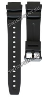 Черный полимерный ремешок Casio 70622792 для часов Casio AD-300, AW-61, AW-506, DW-280, DW-290, DW-340, MD-309, MD-310