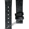 Черный кожаный ремешок Balmain B1730415, 15/12, с вырезом 9 мм, без замка, для часов Balmain Bellafina 1651, 1655