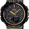 Черный полимерный рант Casio 10553539 для часов Casio BGS-100GS-1A