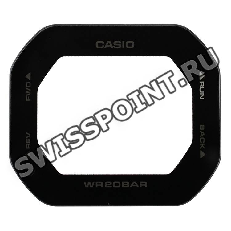 Минеральное стекло Casio 10639538 с принтом для часов Casio GBD-200UU-9