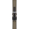 Коричневый каучуковый ремешок Tissot T604047746 с текстильной накладкой, 23/22, титановая пряжка, для часов Tissot T121.420.47.051.07 T-Touch Connect Solar