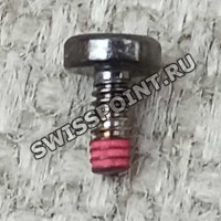 Стальной винт Casio 10638931 (папа) для крепления полимерного ремешка к корпусу часов Casio MTG-B3000B-1A, MTG-B3000BDE-1A, MTG-B3000FR-1A, MTG-B3000PRB-1A