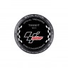 Черный каучуковый ремешок для часов Tissot T603040690, кожаная накладка, красная прострочка, 22/22 мм, черная пряжка, для часов Tissot T-Race Jorge Lorenzo 2018 T115.417.37.061.01