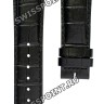 Черный кожаный ремешок Longines L682101067, теленок, 21/18, без замка, для часов Longines DolceVita Classic L5.656.0, L5.656.4, L5.656.6