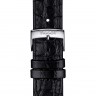 Черный кожаный ремешок Tissot T600039639, теленок, 19/18, стальная пряжка, для часов Tissot Everytime Medium T109.410