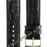 Черный кожаный ремешок Tissot T600039639, теленок, 19/18, стальная пряжка, для часов Tissot Everytime Medium T109.410
