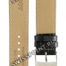Черный кожаный ремешок Tissot T600039639, теленок, 19/18, стальная пряжка, для часов Tissot Everytime Medium T109.410
