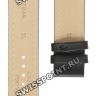 Черный кожаный ремешок Certina C610016642, удлиненный, 21/20 XL, без замка, для часов Certina Ds Podium C001.639