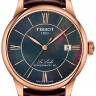 Коричневый лаковый ремешок Tissot T610037737, теленок, без замка, 19/18, для женских часов Tissot Le Locle T006.407, L164