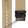 Коричневый лаковый ремешок Tissot T610037737, теленок, без замка, 19/18, для женских часов Tissot Le Locle T006.407, L164