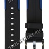 Черный каучуковый ремешок Tissot T603042459, черная пряжка, для часов Tissot T-Race Cycling T111.417
