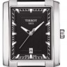 Черный кожаный ремешок Tissot T610031277, 22/20, с вырезом, без замка, для часов Tissot TXL T061.510