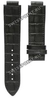 Черный кожаный ремешок Tissot T610031277, 22/20, с вырезом, без замка, для часов Tissot TXL T061.510