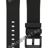 Черный резиновый ремешок Certina C603018054, интегрированный, чёрная пряжка, для часов Certina DS Podium C001.639.17.057.00