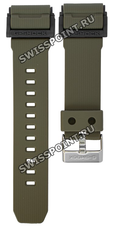 Зеленый полимерный ремешок Casio 10475780 для часов Casio GD-400-9