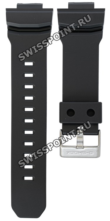 Черный полимерный ремешок Casio 10461670 для часов Casio GA-310-1A, GAC-110-1A