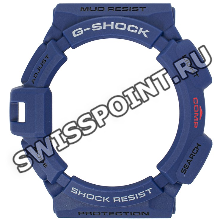Синий рант корпуса часов Casio 10465835 для часов Casio G-9300NV-2, GW-9300NV-2