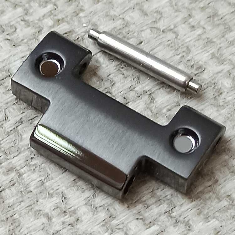 Черное стальное звено браслета Casio 10645127 для часов Casio GM-B2100BD-1A