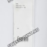 Черный полимерный ремешок Casio 10640078 для часов Casio PRW-61-1A, PRW-61Y-1B