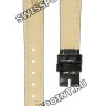 Черный кожаный ремешок Longines L682101084, теленок, 12/10, без замка, для часов Longines DolceVita Classic L5.158.0, L5.158.4, L5.158.5, L5.158.6, L5.158.7