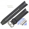Черный резиновый ремешок Casio 10440282, стальная пряжка, для часов Casio EFM-502