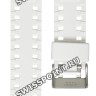 Белый полимерный ремешок Casio 10396674 для часов Casio GA-120A-7A, GA-300-7A