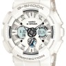Белый полимерный ремешок Casio 10396674 для часов Casio GA-120A-7A, GA-300-7A