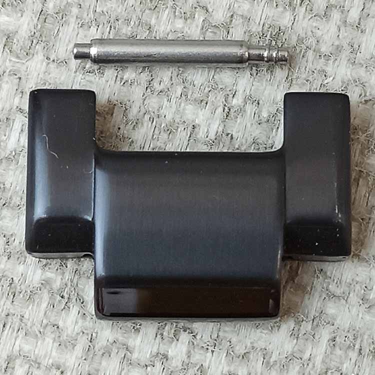 Черное стальное звено браслета Casio 10505896 для часов Casio GST-200RBG, GST-S110BD-1B, GST-W110BD-1A2, GST-W110BD-1B, GST-W130BD-1A