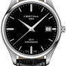 Черный кожаный ремешок Certina C610017528, теленок, 20/18, без замка, для часов Certina DS-4 C022.410, C022.430, C033.407, C033.451