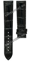 Черный кожаный ремешок Certina C610017528, теленок, 20/18, без замка, для часов Certina DS-4 C022.410, C022.430, C033.407, C033.451