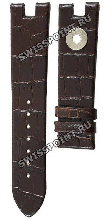 Коричневый кожаный Tissot T610026908, 20/18, без замка, для часов Tissot Odaci-T LS T020.317, T020317