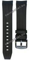 Черный каучуковый ремешок Tissot T603042600, черная пряжка, для часов Tissot Seastar 1000 T120.417